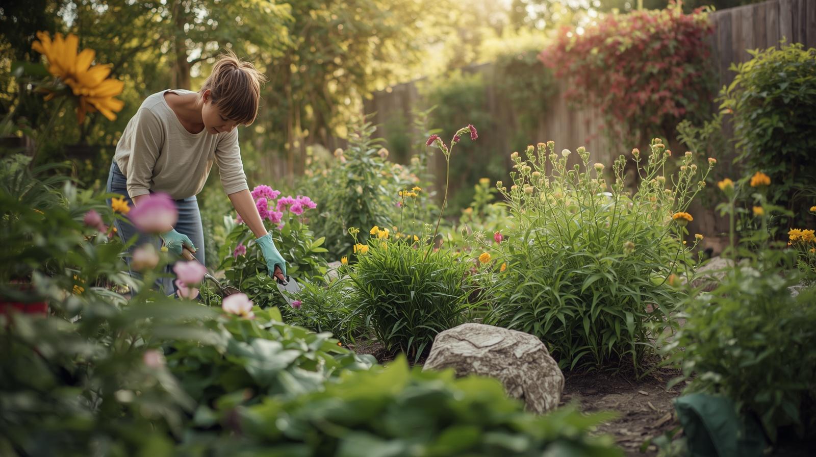 Gartenpflege im Frühling
